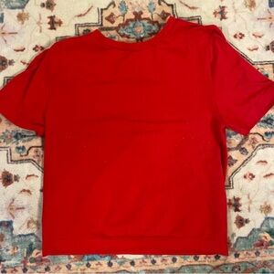 Red Fitted Tee